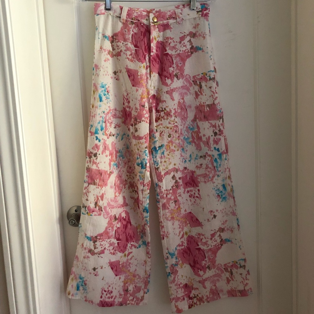 Wide Leg Cropped Pants